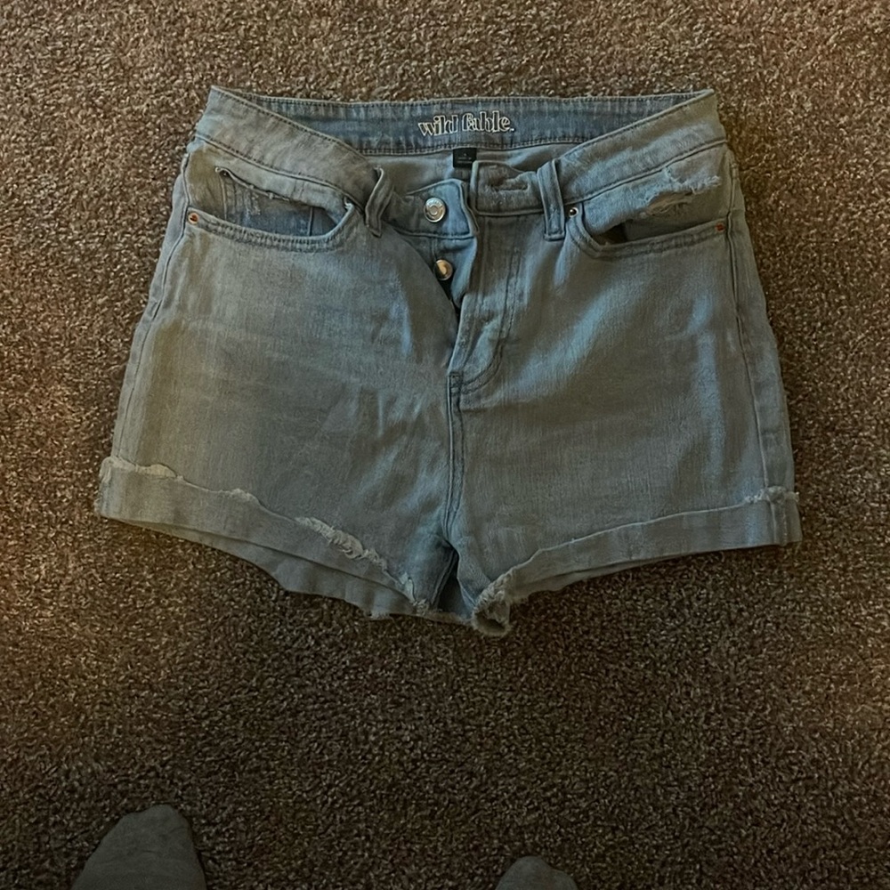 Target wild and Fable Jean shorts